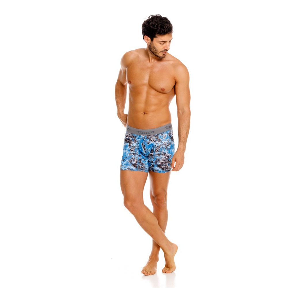 Mundo Unico Gaia Men's Boxer Briefs in Blue – men's boxer briefs Handmade in Colombia