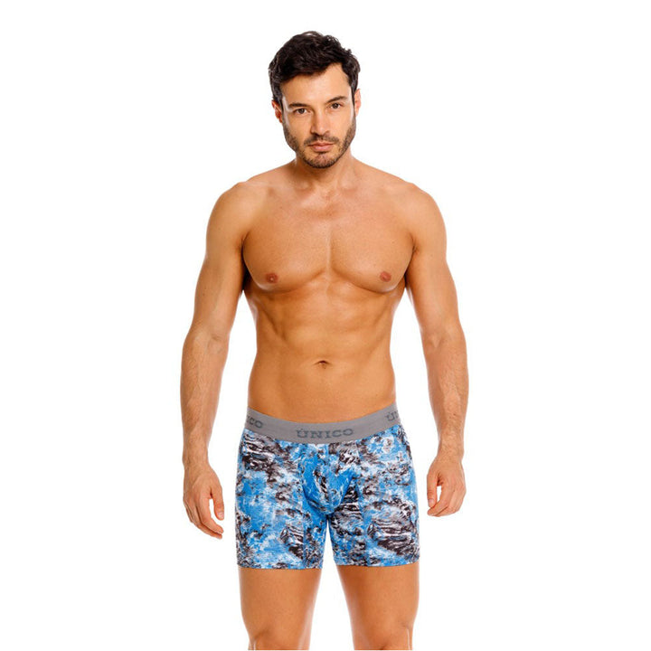 Mundo Unico Gaia Men's Boxer Briefs in Blue – men's boxer briefs Handmade in Colombia