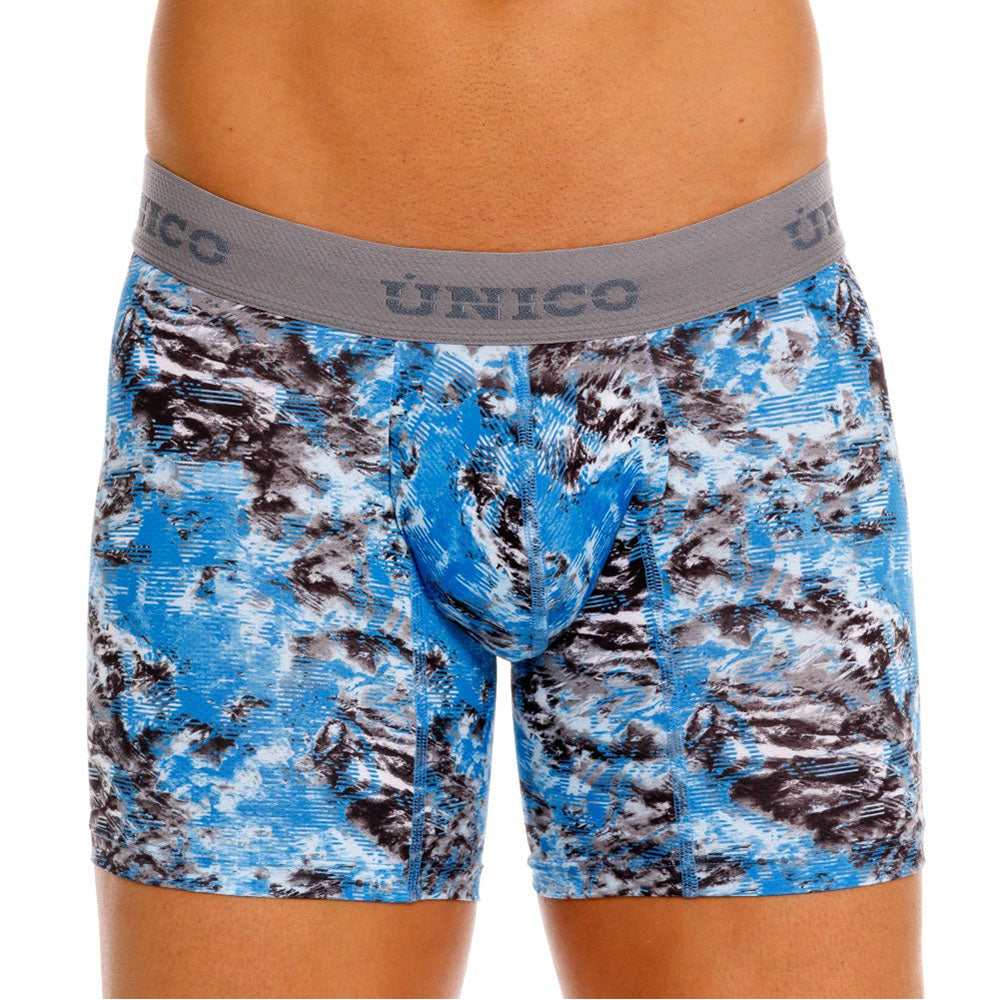 Mundo Unico Gaia Men's Boxer Briefs in Blue – men's boxer briefs Handmade in Colombia