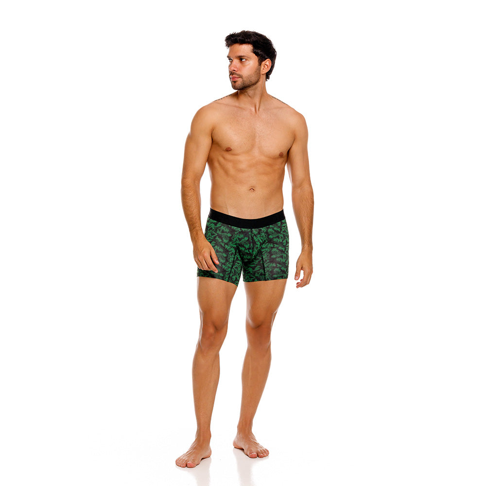 Mundo Unico Men’s Boxer Medio Golero Verde - Atlético Nacional Edition Microfiber Mid-Length Boxer Briefs