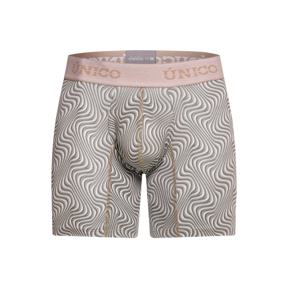 Mundo Unico Hipnotico Men's Boxer Briefs in Brown – men's boxer briefs Handmade in Colombia
