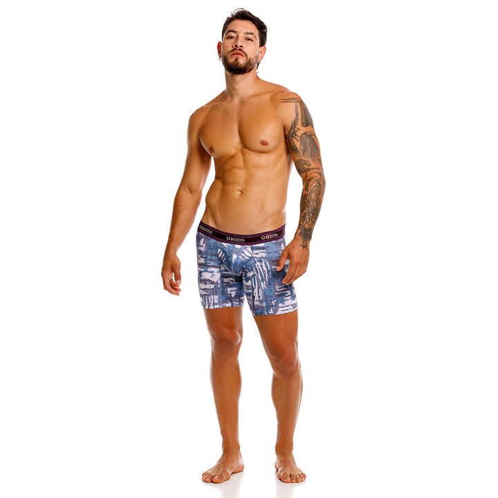 Mundo Unico Impasto Men's Boxer Briefs | Blue