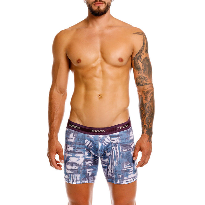 Mundo Unico Impasto Men's Boxer Briefs | Blue