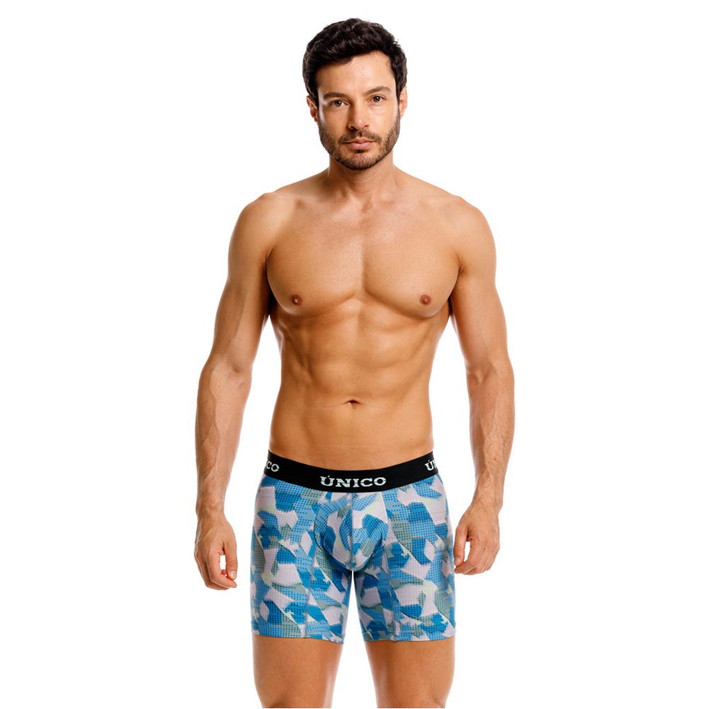 Mundo Unico Jalpan Men's Boxer Briefs in Blue – men's boxer briefs Handmade in Colombia