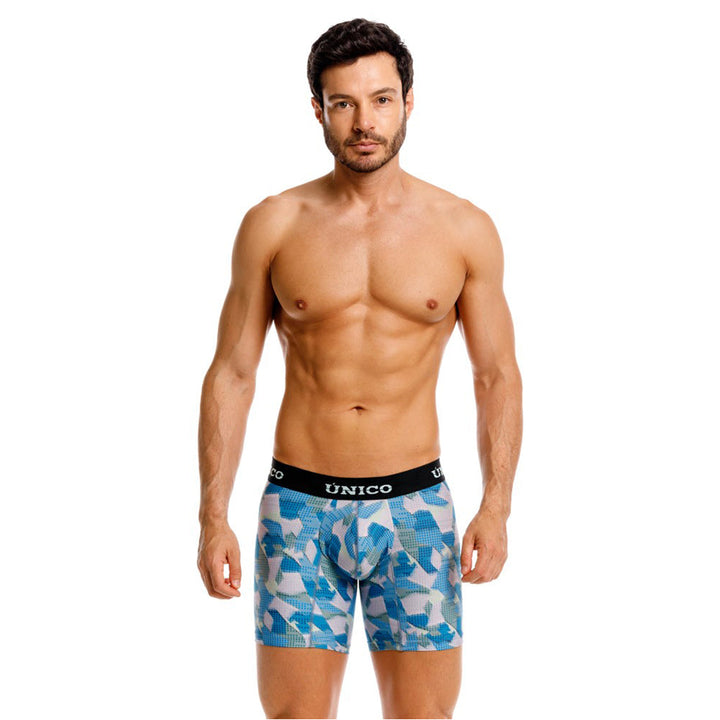 Mundo Unico Jalpan Men's Boxer Briefs in Blue – men's boxer briefs Handmade in Colombia