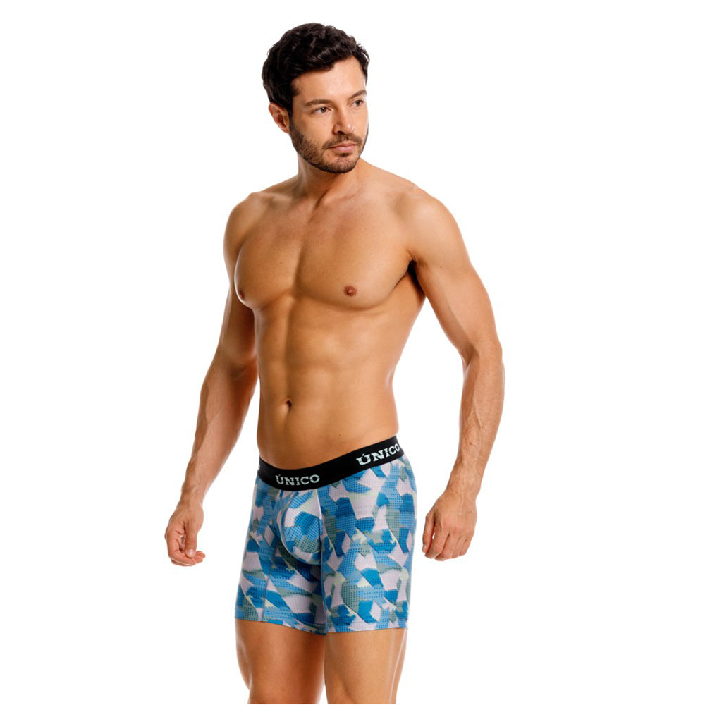Mundo Unico Jalpan Men's Boxer Briefs in Blue – men's boxer briefs Handmade in Colombia