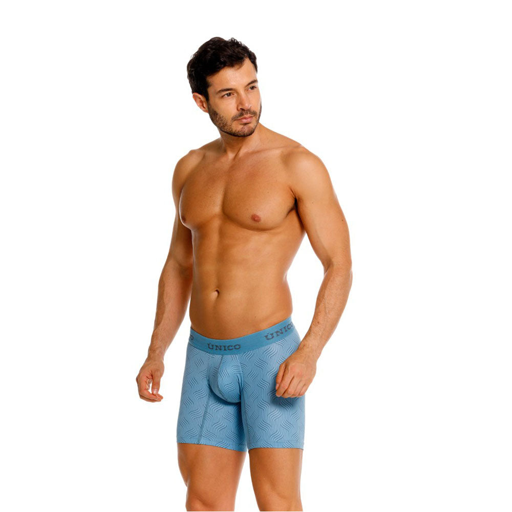 Mundo Unico Lenoso Men's Boxer Briefs in Blue – men's boxer briefs Handmade in Colombia