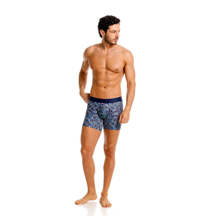 Mundo Unico Marco Men's Boxer Briefs in Blue – men's boxer briefs Handmade in Colombia
