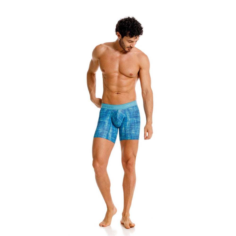 Mundo Unico Nantes Men's Boxer Briefs in Blue – men's boxer briefs Handmade in Colombia