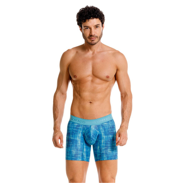 Mundo Unico Nantes Men's Boxer Briefs in Blue – men's boxer briefs Handmade in Colombia