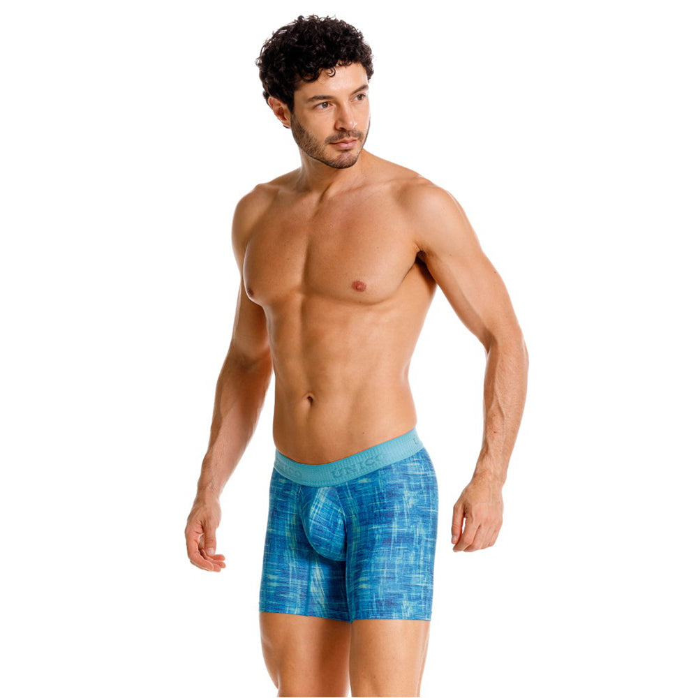 Mundo Unico Nantes Men's Boxer Briefs in Blue – men's boxer briefs Handmade in Colombia