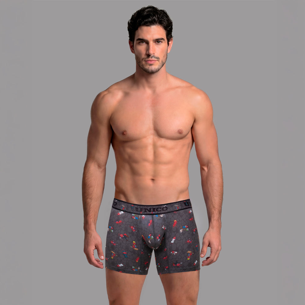 Mundo Unico Obreros Men's Boxer Briefs in Gray – men's boxer briefs Handmade in Colombia