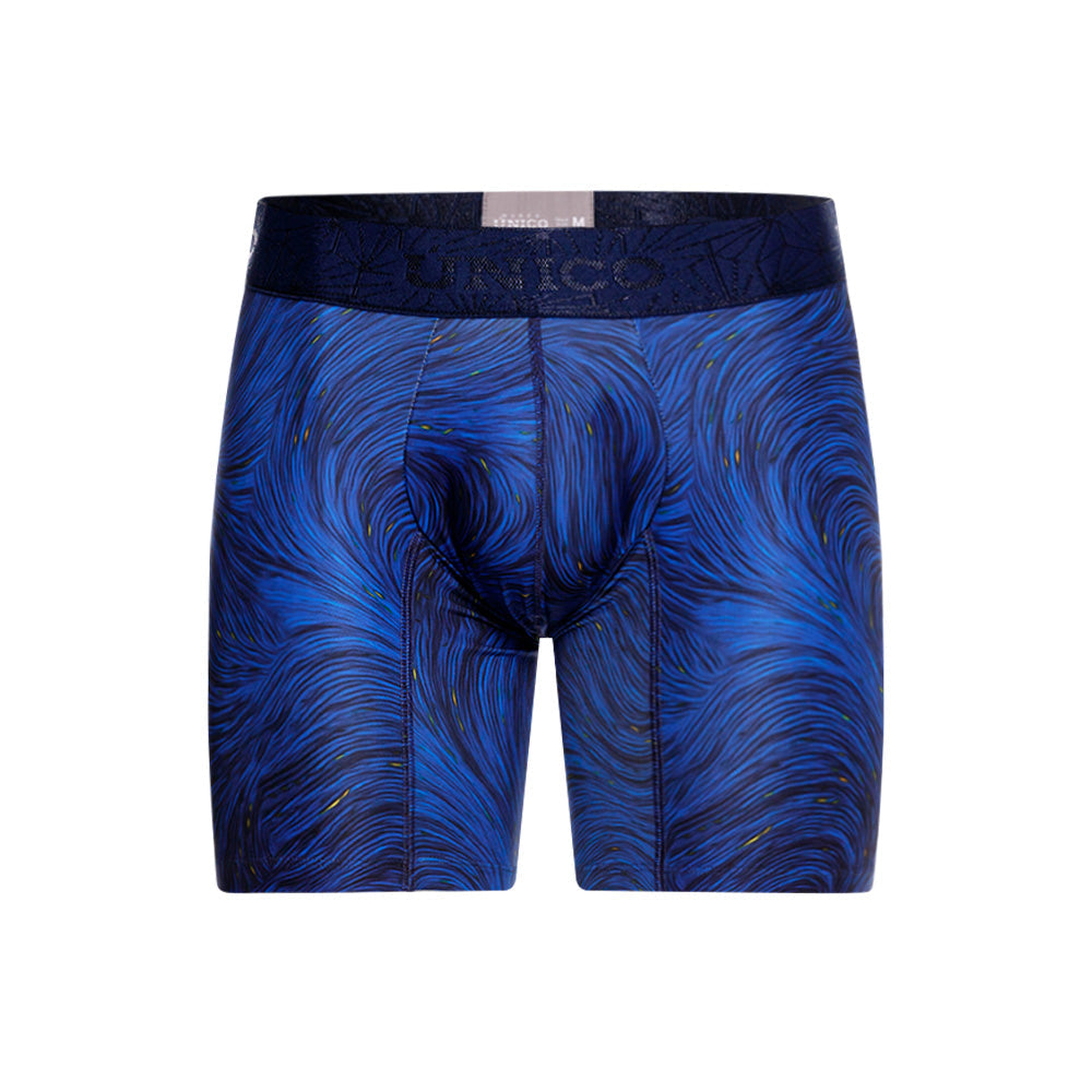 Mundo Unico Ondulante Men's Boxer Briefs in Blue – men's boxer briefs Handmade in Colombia