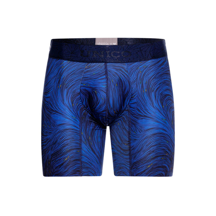 Mundo Unico Ondulante Men's Boxer Briefs in Blue – men's boxer briefs Handmade in Colombia