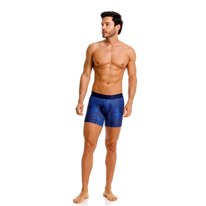 Mundo Unico Ondulante Men's Boxer Briefs in Blue – men's boxer briefs Handmade in Colombia