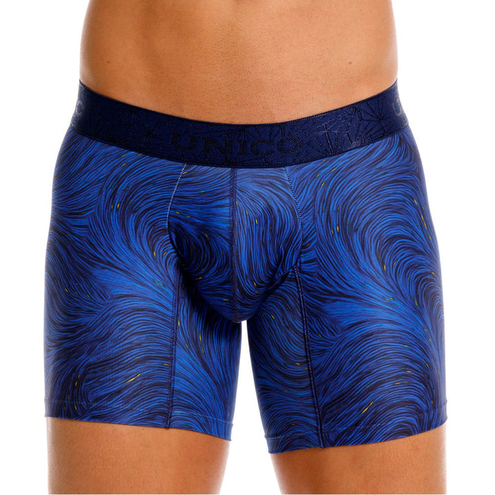 Mundo Unico Ondulante Men's Boxer Briefs in Blue – men's boxer briefs Handmade in Colombia