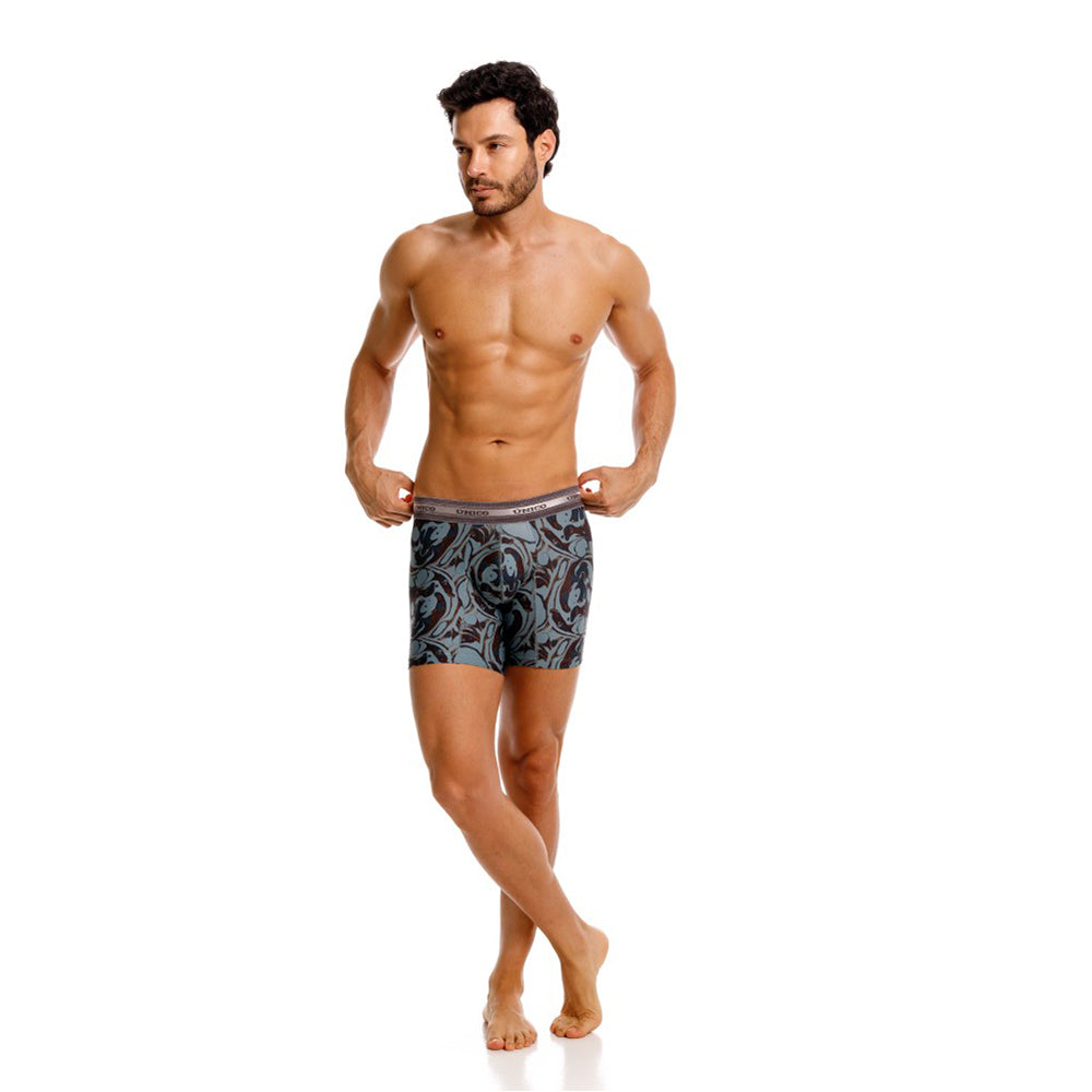 Mundo Unico Ovalle Men's Boxer Briefs in Gray – men's boxer briefs Handmade in Colombia