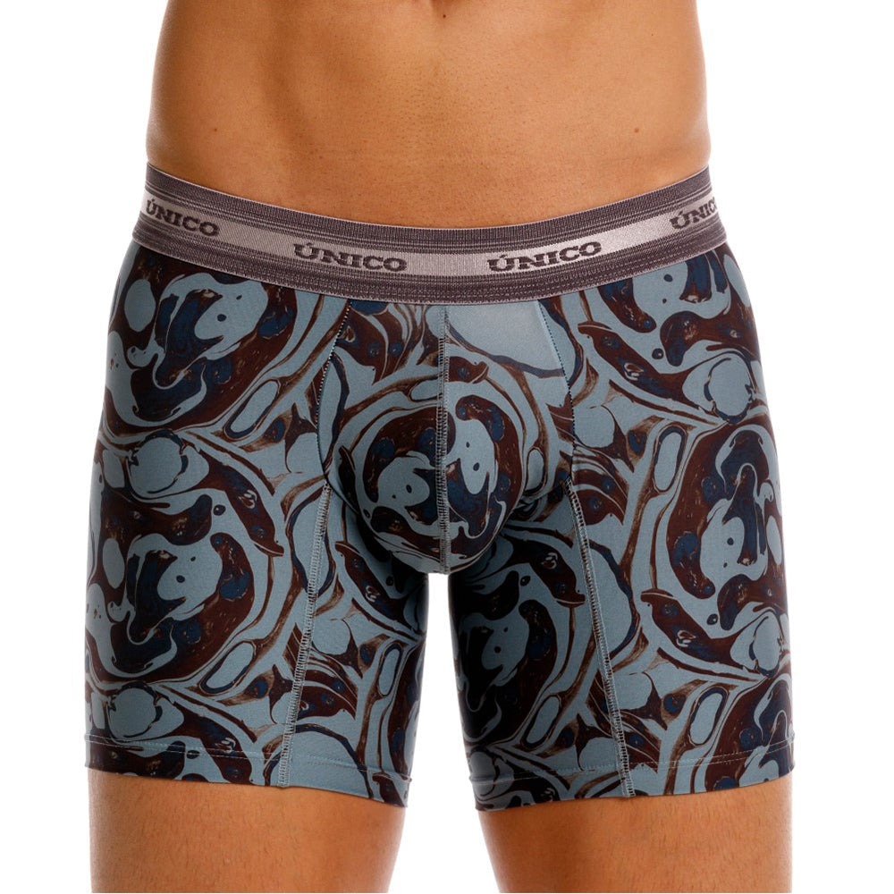 Mundo Unico Ovalle Men's Boxer Briefs in Gray – men's boxer briefs Handmade in Colombia