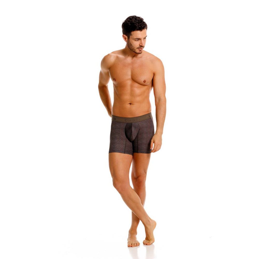 MUNDO ÚNICO "Ovillo" Green Printed Mid Boxer Briefs (BOXER MEDIO OVILLO VERDE)