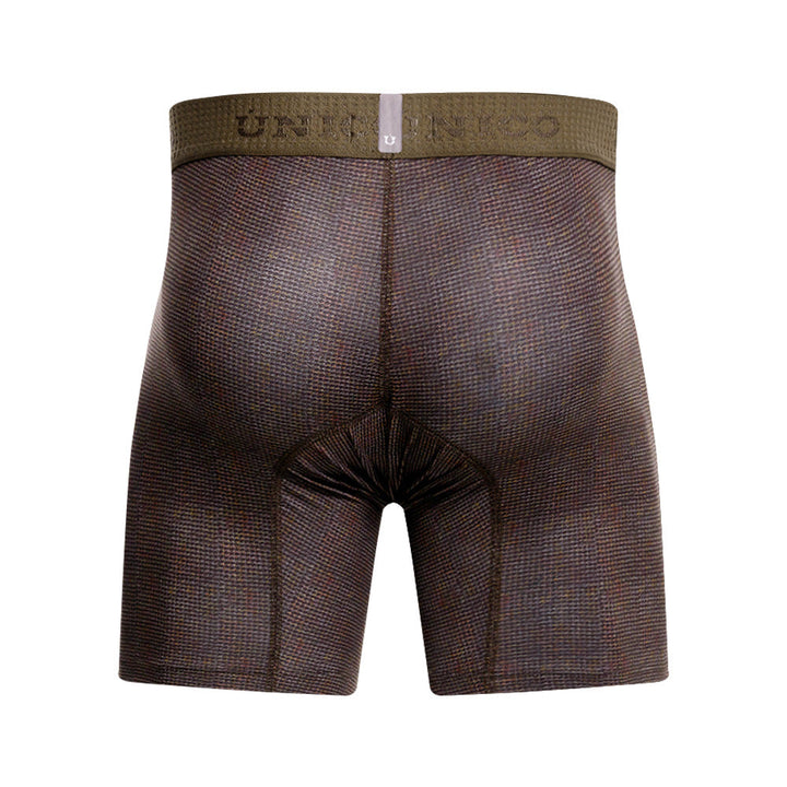 MUNDO ÚNICO "Ovillo" Green Printed Mid Boxer Briefs (BOXER MEDIO OVILLO VERDE)