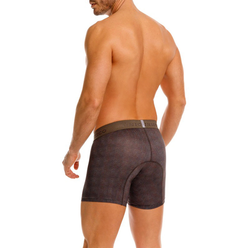 MUNDO ÚNICO "Ovillo" Green Printed Mid Boxer Briefs (BOXER MEDIO OVILLO VERDE)