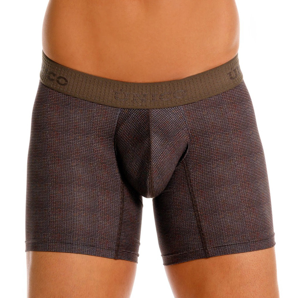 MUNDO ÚNICO "Ovillo" Green Printed Mid Boxer Briefs (BOXER MEDIO OVILLO VERDE)