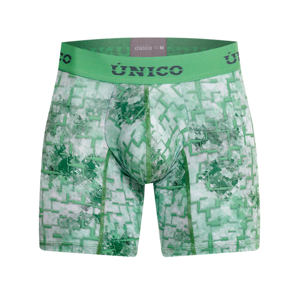Mundo Unico Piramide Men's Boxer Briefs in Green – men's boxer briefs Handmade in Colombia