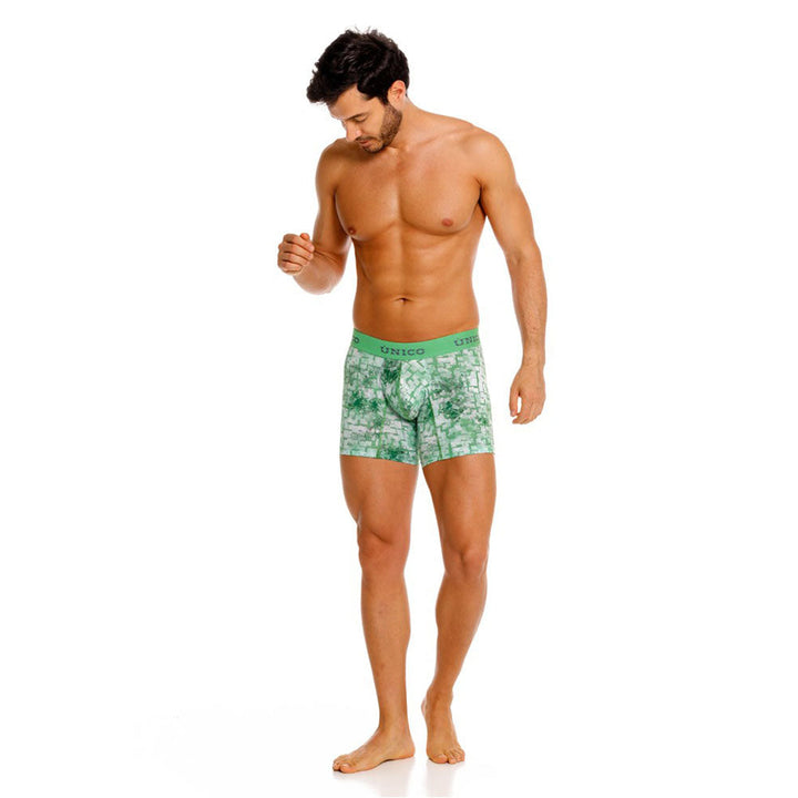 Mundo Unico Piramide Men's Boxer Briefs in Green – men's boxer briefs Handmade in Colombia