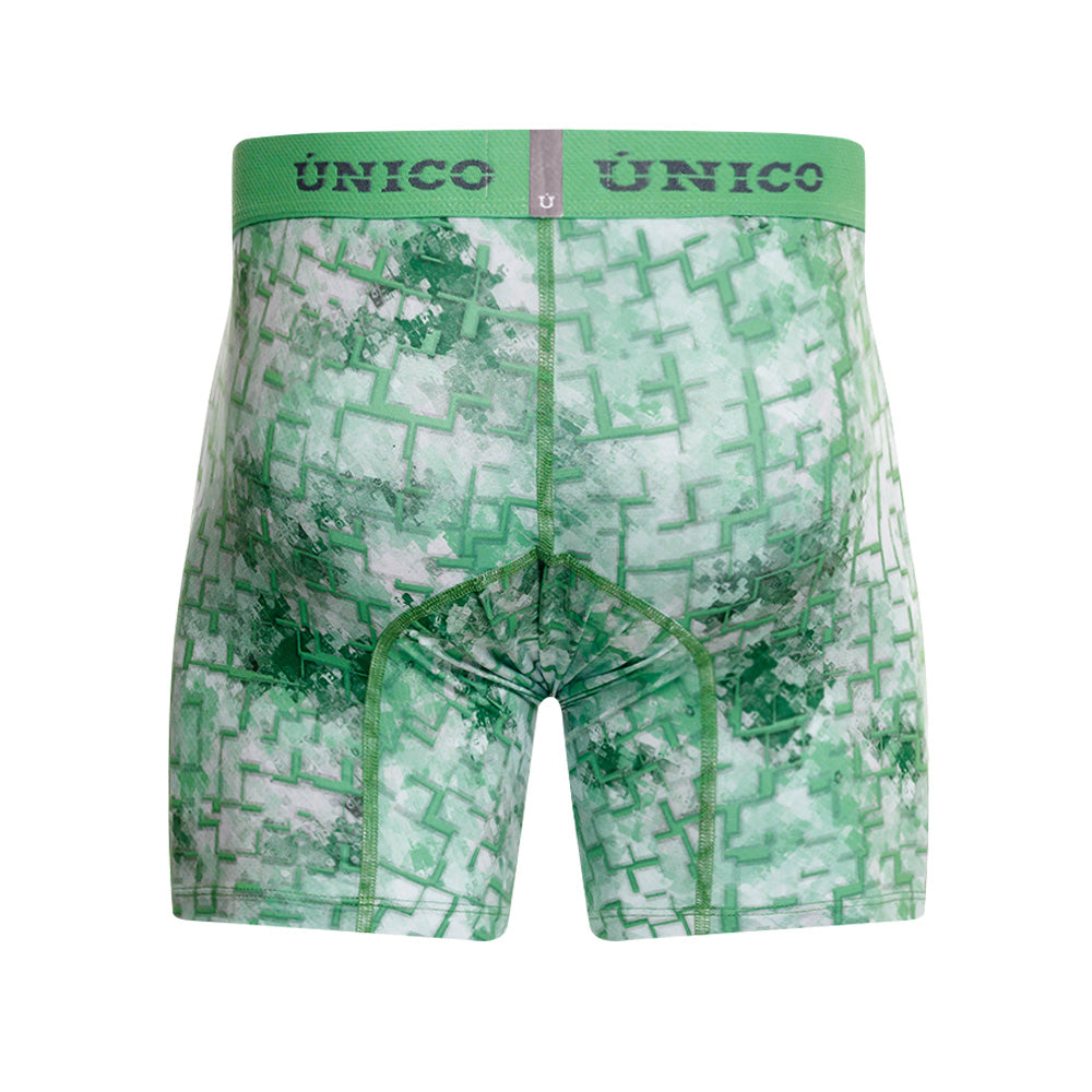Mundo Unico Piramide Men's Boxer Briefs in Green – men's boxer briefs Handmade in Colombia