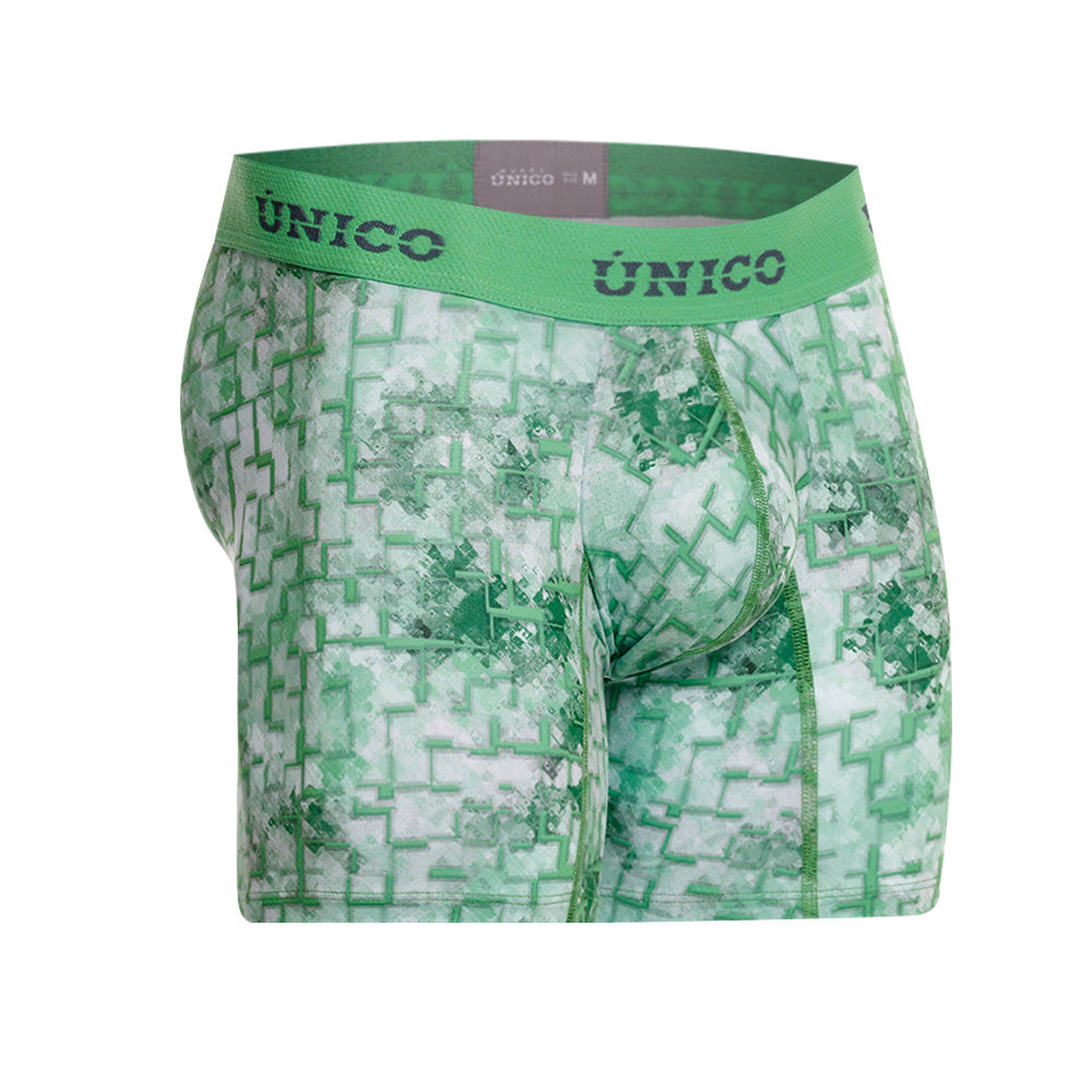 Mundo Unico Piramide Men's Boxer Briefs in Green – men's boxer briefs Handmade in Colombia