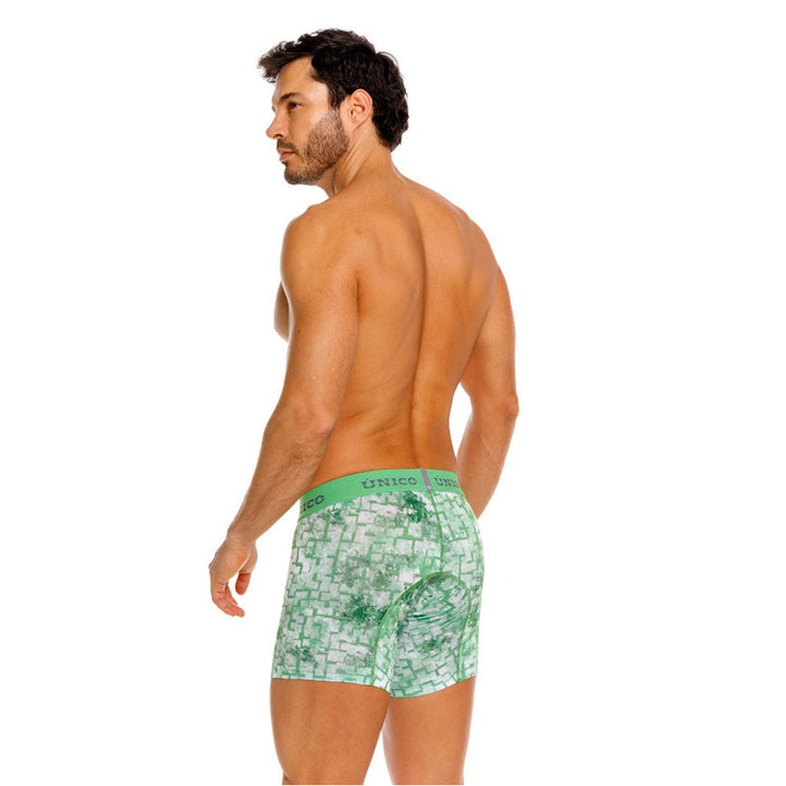 Mundo Unico Piramide Men's Boxer Briefs in Green – men's boxer briefs Handmade in Colombia