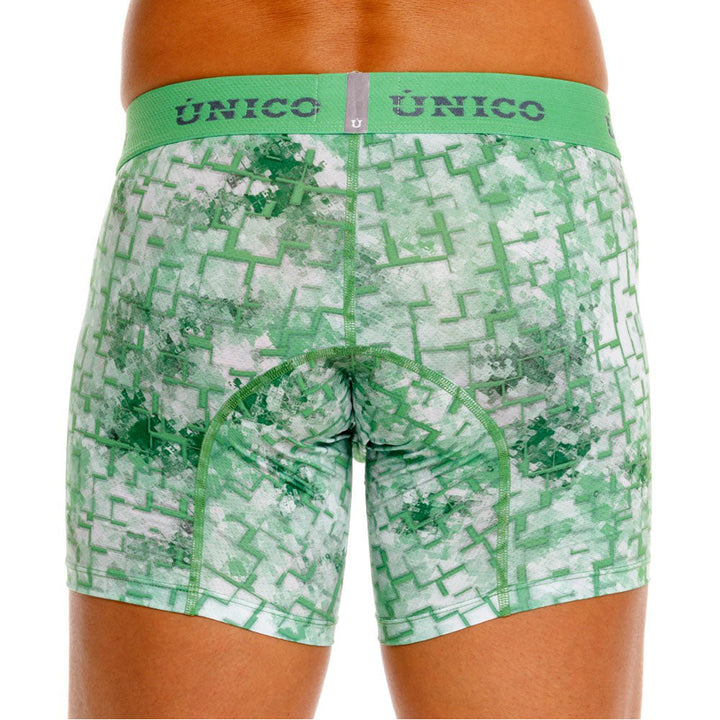 Mundo Unico Piramide Men's Boxer Briefs in Green – men's boxer briefs Handmade in Colombia