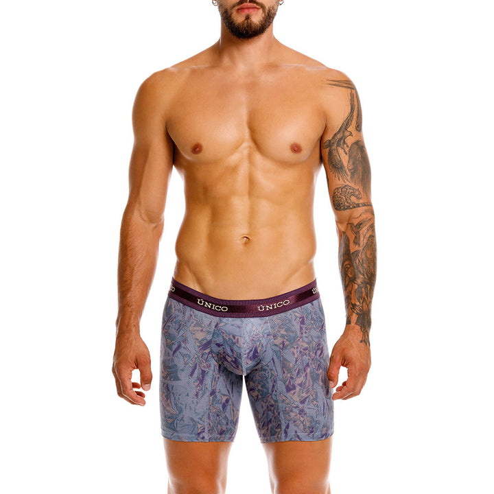 Mundo Unico Plumula Men's Boxer Briefs | Purple