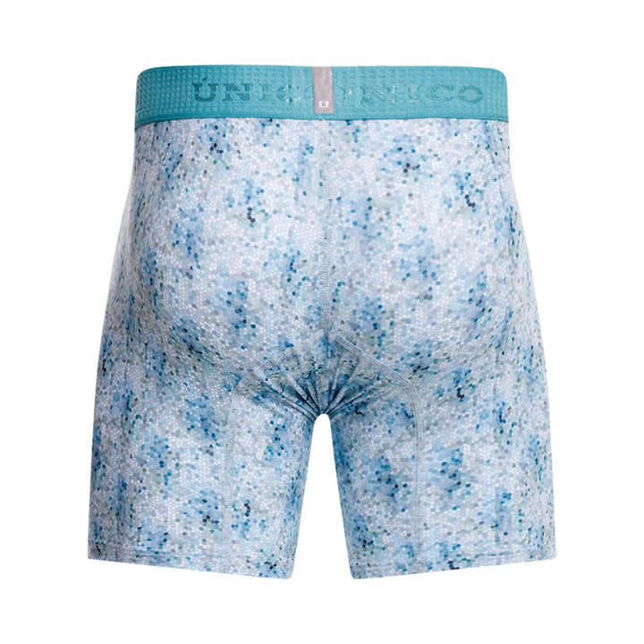 MUNDO ÚNICO "Rasilla" Blue Mid-Boxer Briefs (BOXER MEDIO RASILLA AZUL)