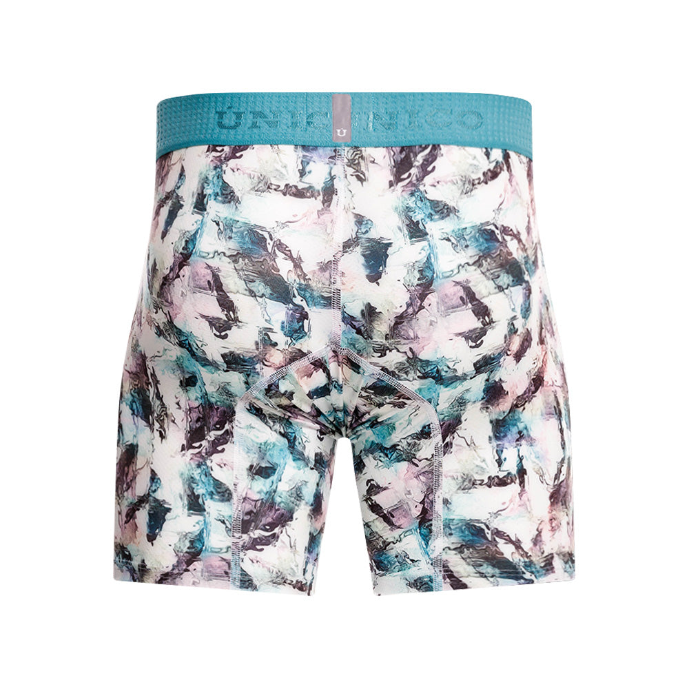 MUNDO ÚNICO "Rosetón" White Medium Boxer Briefs (BOXER MEDIO ROSETÓN BLANCO)