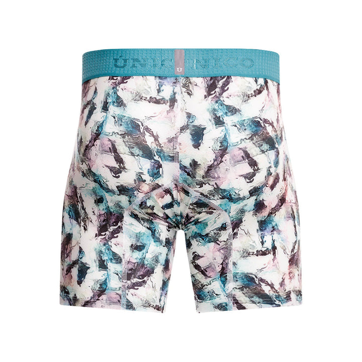 MUNDO ÚNICO "Rosetón" White Medium Boxer Briefs (BOXER MEDIO ROSETÓN BLANCO)