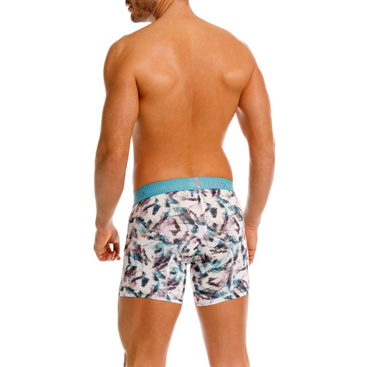 MUNDO ÚNICO "Rosetón" White Medium Boxer Briefs (BOXER MEDIO ROSETÓN BLANCO)