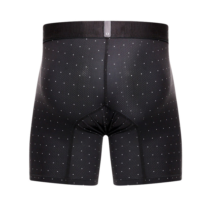 Mundo Unico Men's Salar Gris Mid-Length Boxer Briefs - Breathable Micro-Perforated Microfiber