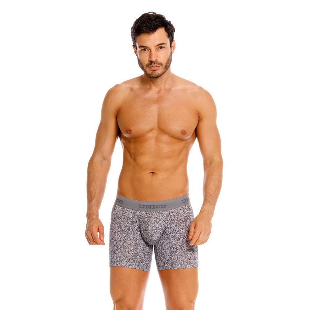 Mundo Unico Suede Men's Boxer Briefs in Gray – men's boxer briefs Handmade in Colombia