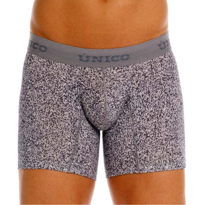 Mundo Unico Suede Men's Boxer Briefs in Gray – men's boxer briefs Handmade in Colombia