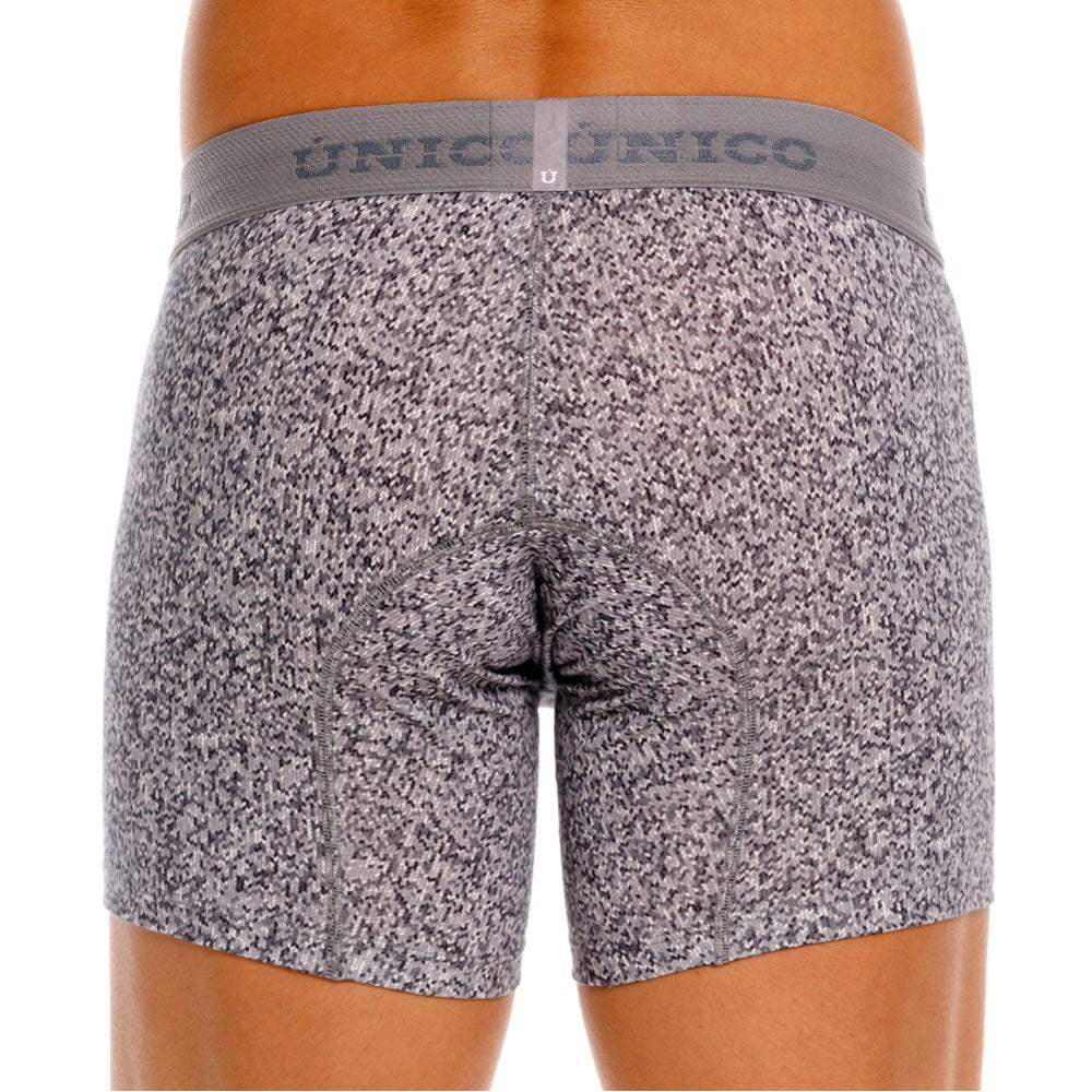 Mundo Unico Suede Men's Boxer Briefs in Gray – men's boxer briefs Handmade in Colombia