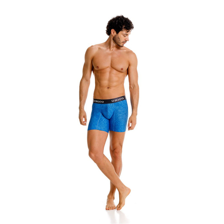 Mundo Unico Tivoli Men's Boxer Briefs in Blue – men's boxer briefs Handmade in Colombia