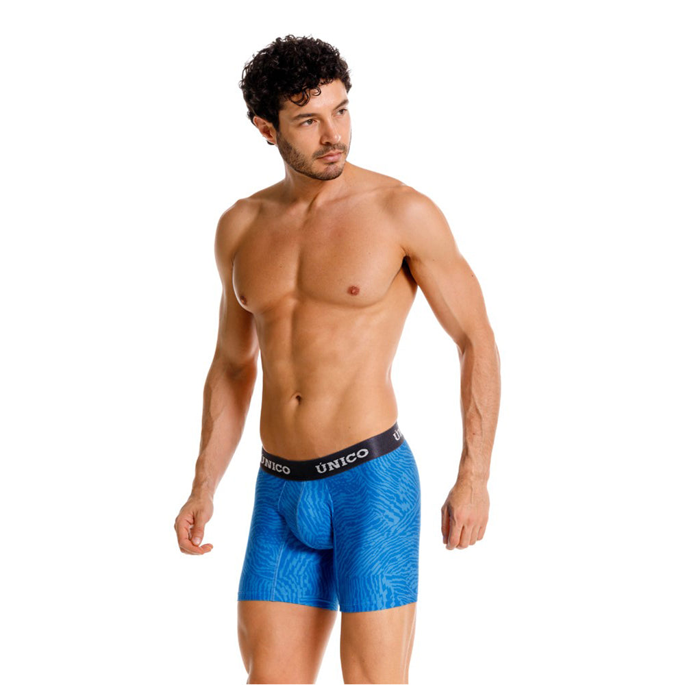 Mundo Unico Tivoli Men's Boxer Briefs in Blue – men's boxer briefs Handmade in Colombia