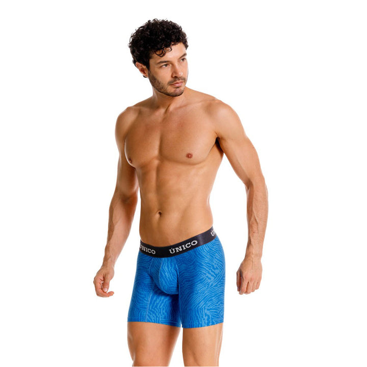 Mundo Unico Tivoli Men's Boxer Briefs in Blue – men's boxer briefs Handmade in Colombia