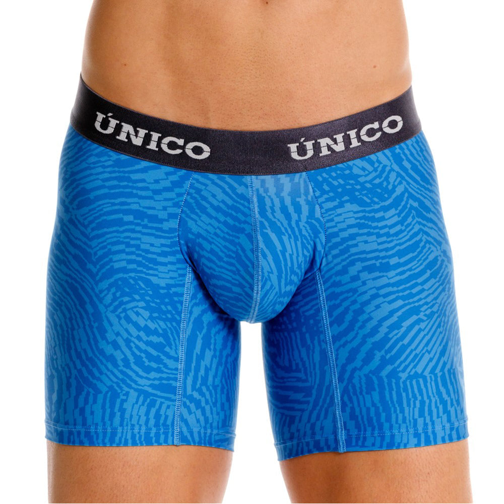 Mundo Unico Tivoli Men's Boxer Briefs in Blue – men's boxer briefs Handmade in Colombia