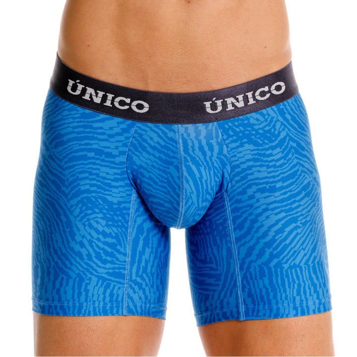 Mundo Unico Tivoli Men's Boxer Briefs in Blue – men's boxer briefs Handmade in Colombia