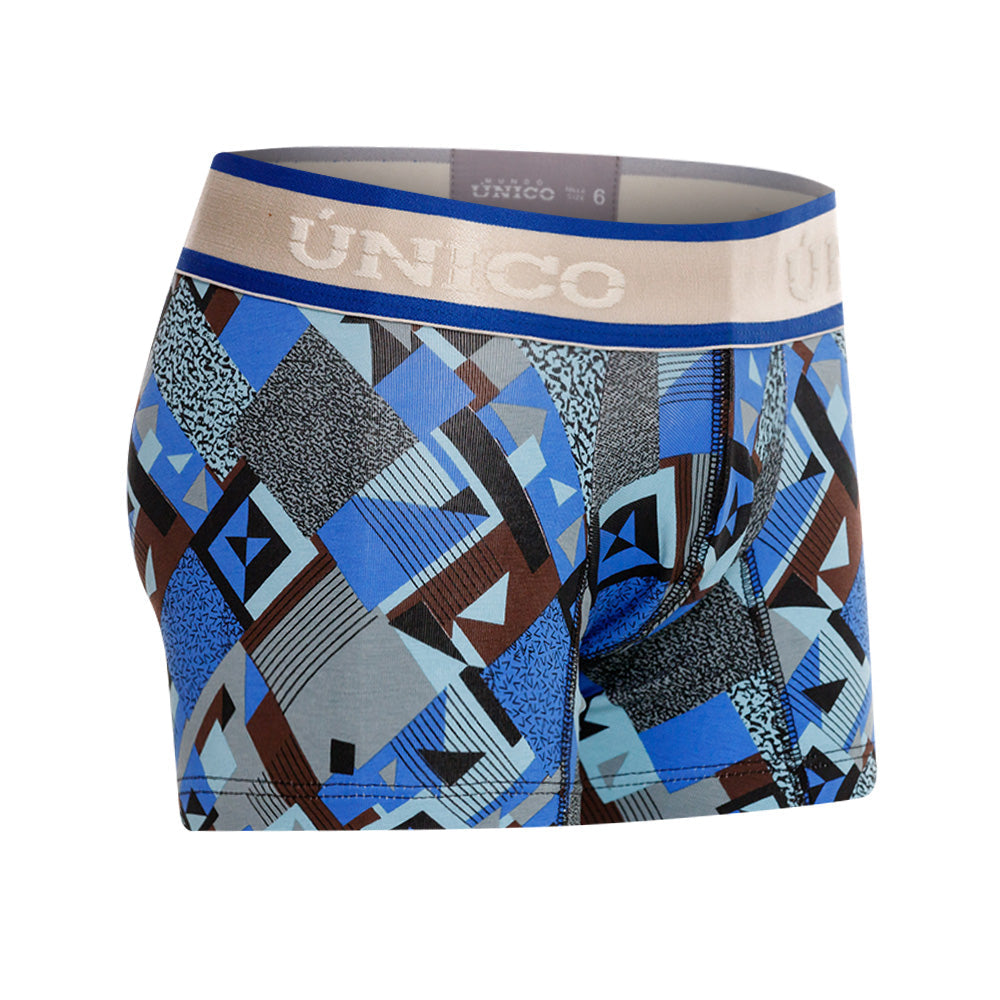 Mundo Unico Boys' Central Azul Mid-Length Boxer Briefs - Premium Cotton Comfort Underwear