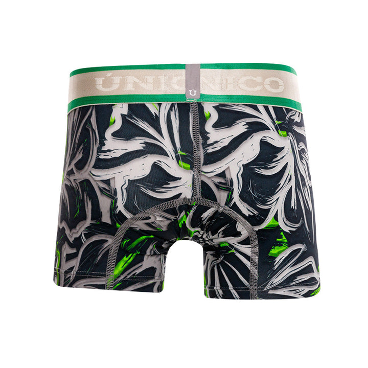 Mundo Unico Boys' Bóxer Medio Infantil Saliente Gris - Microfiber Mid-Length Boxer Briefs for Kids