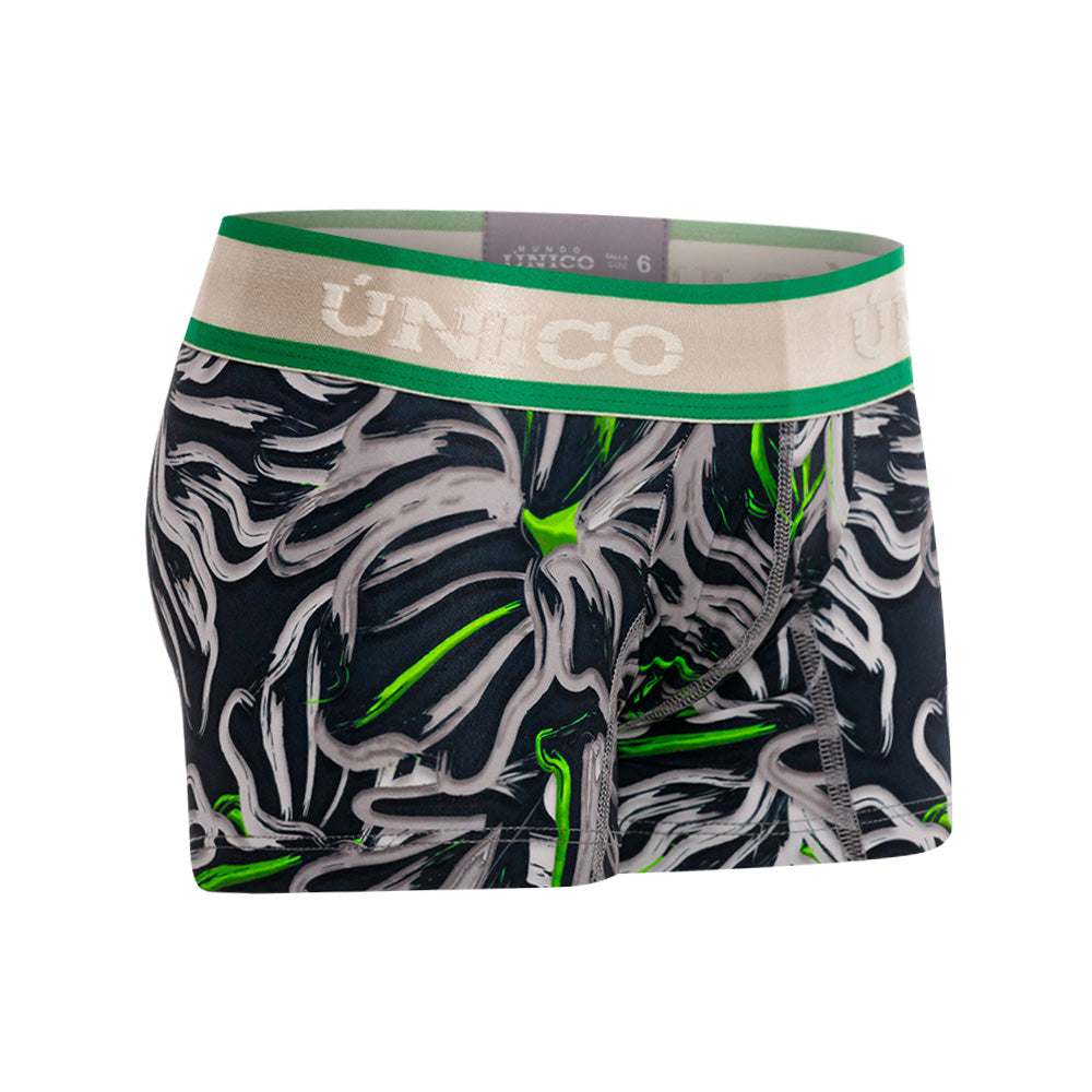 Mundo Unico Boys' Bóxer Medio Infantil Saliente Gris - Microfiber Mid-Length Boxer Briefs for Kids