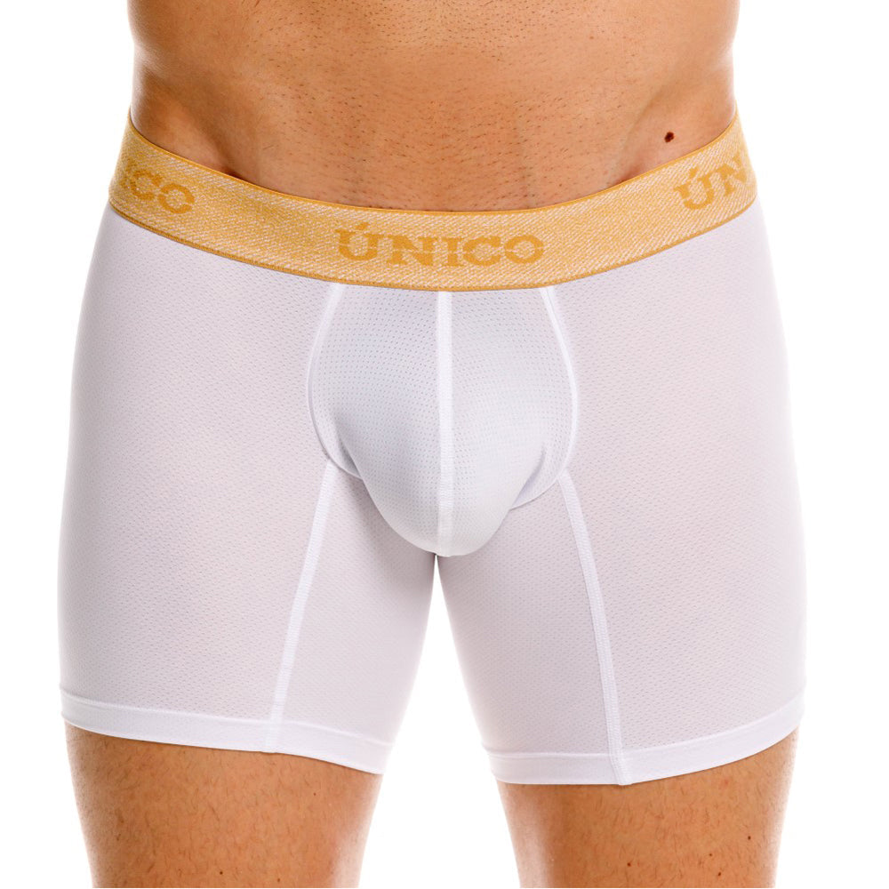 Mundo Unico Amber Men's Boxer Briefs in White – men's boxer briefs Handmade in Colombia